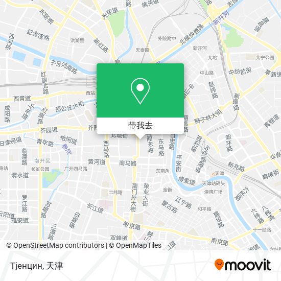 Тјенцин地图