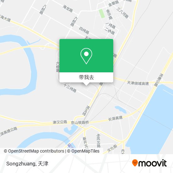 Songzhuang地图