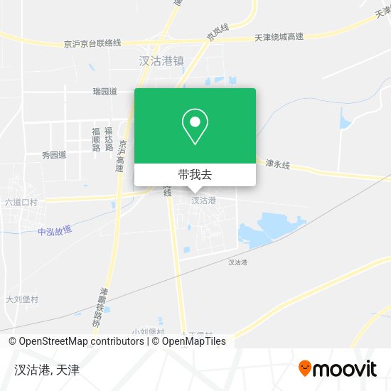 汊沽港地图