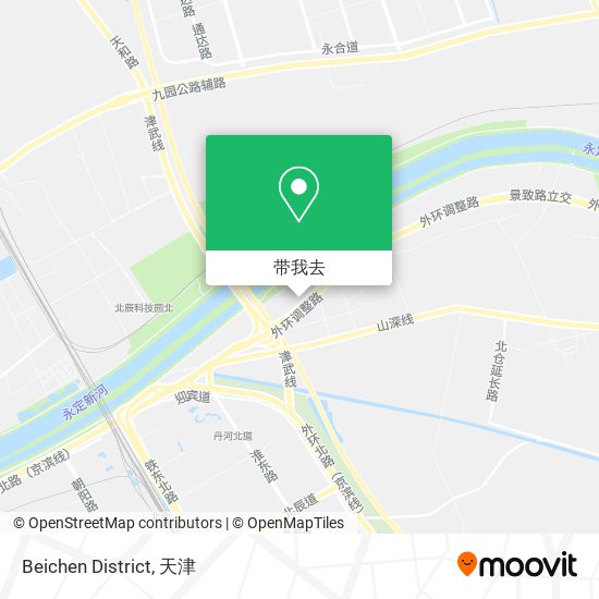 Beichen District地图