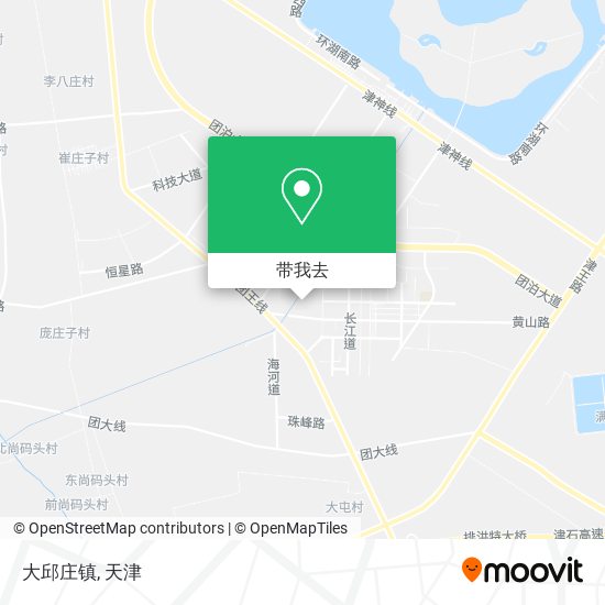 大邱庄镇地图