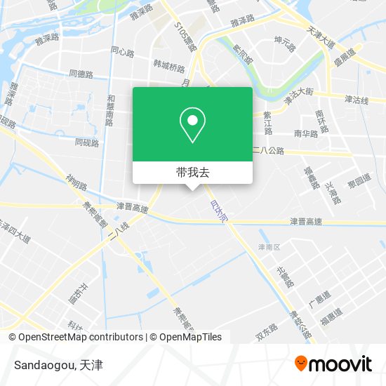Sandaogou地图