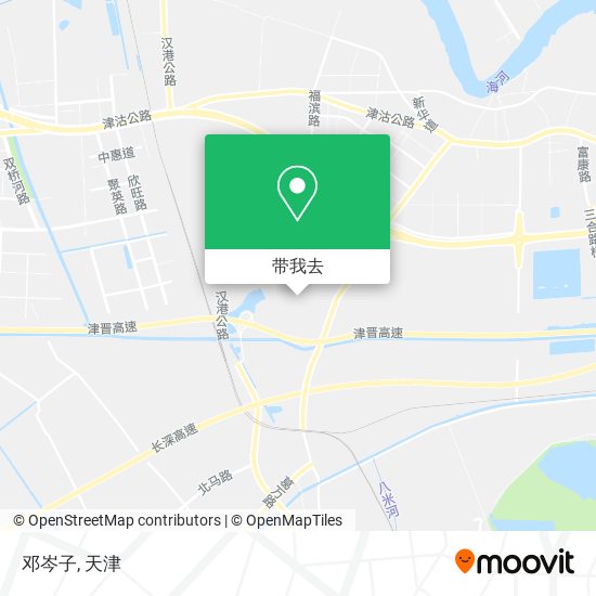 邓岑子地图