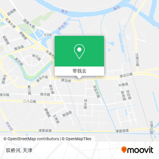 双桥河地图