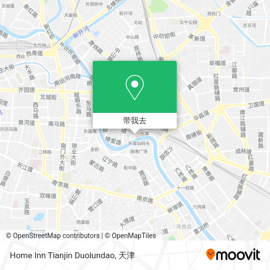 Home Inn Tianjin Duolundao地图