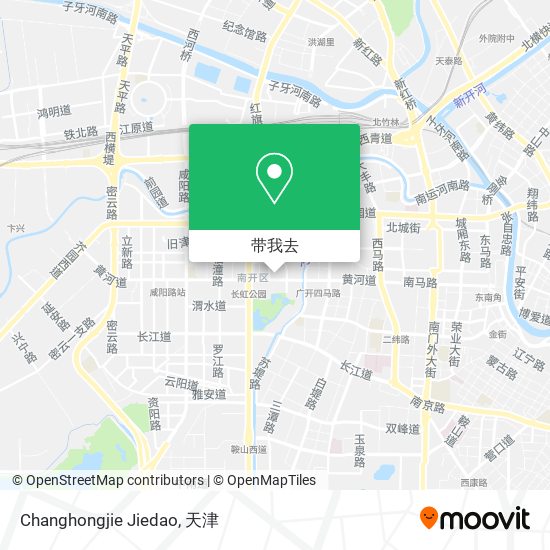 Changhongjie Jiedao地图