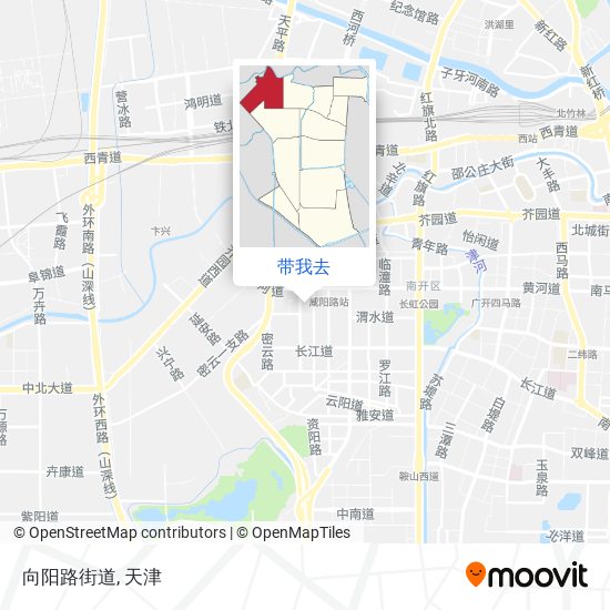 向阳路街道地图