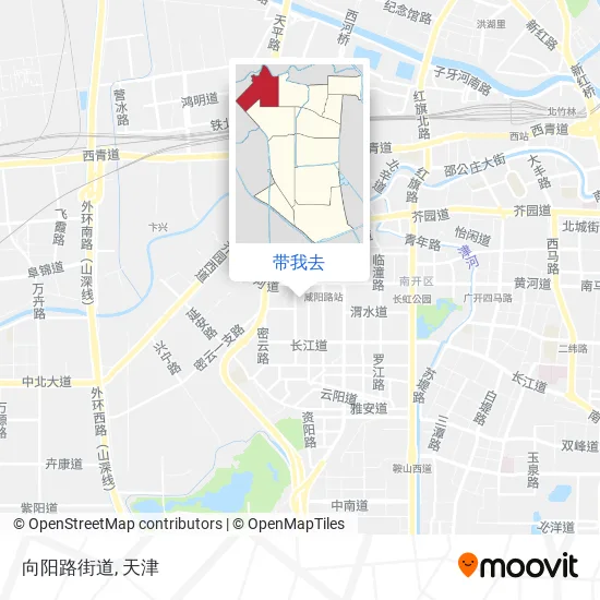 向阳路街道地图