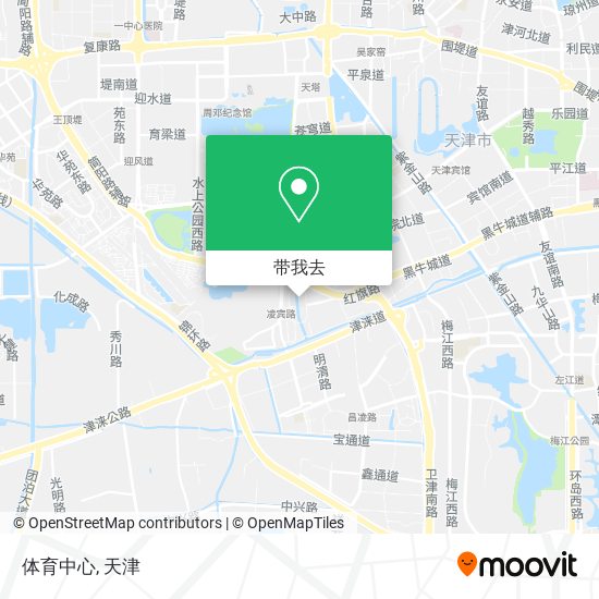 体育中心地图