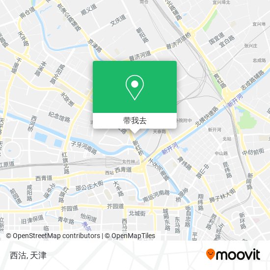 西沽地图