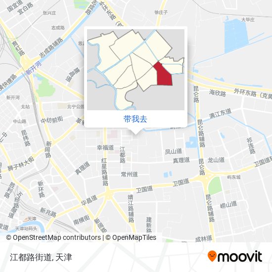 江都路街道地图