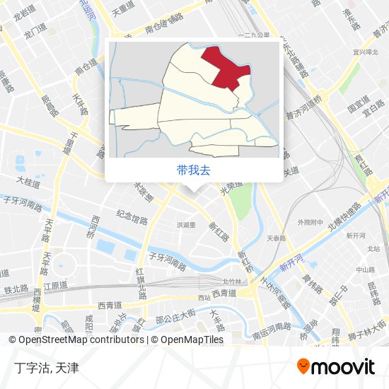 丁字沽地图