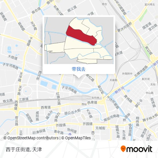 西于庄街道地图