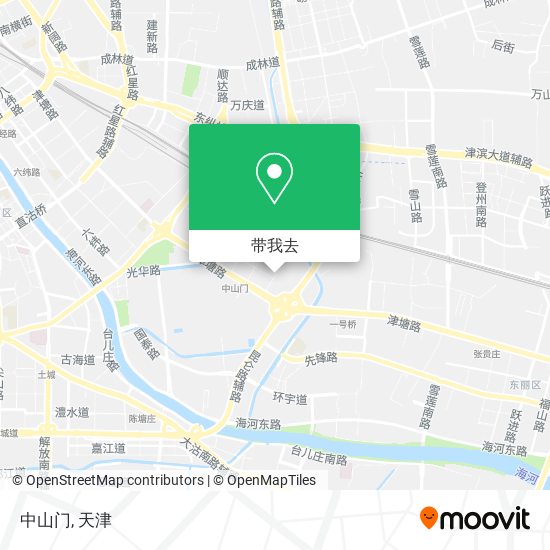 中山门地图