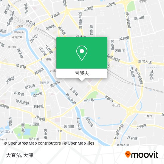 大直沽地图