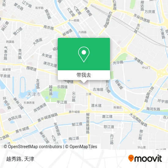 越秀路地图