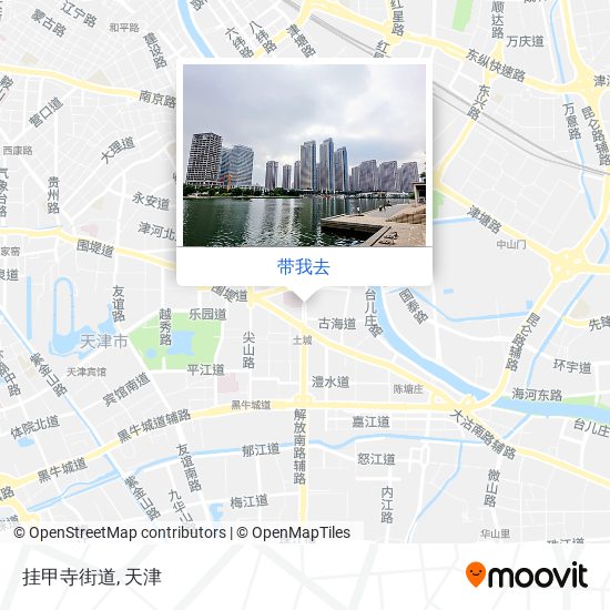 挂甲寺街道地图