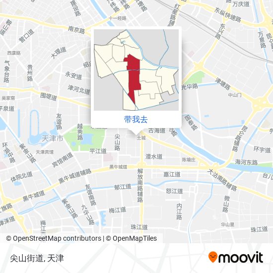 尖山街道地图