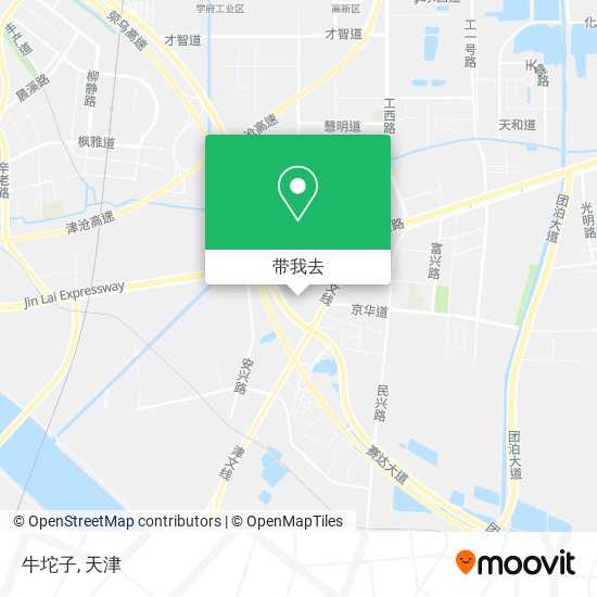 牛坨子地图