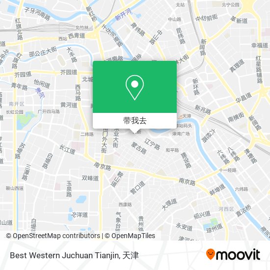 Best Western Juchuan Tianjin地图