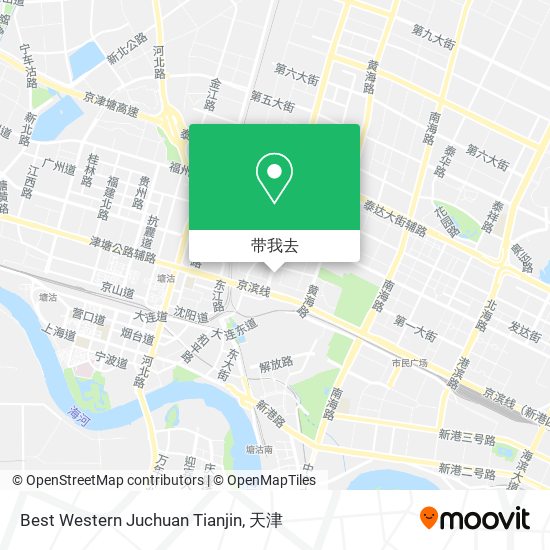 Best Western Juchuan Tianjin地图