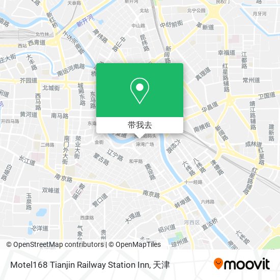 Motel168 Tianjin Railway Station Inn地图