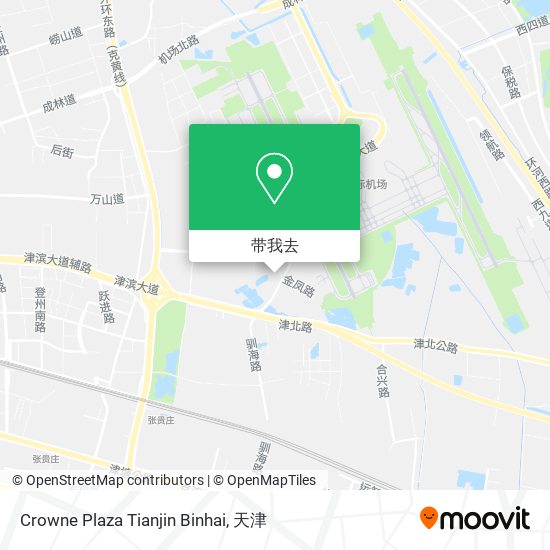 Crowne Plaza Tianjin Binhai地图
