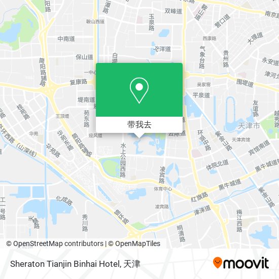 Sheraton Tianjin Binhai Hotel地图