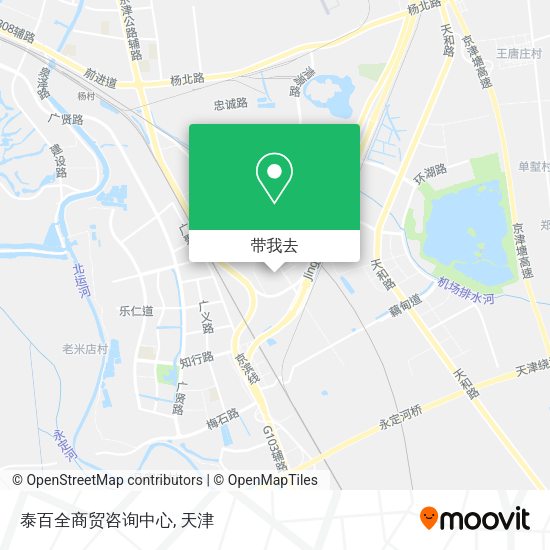 泰百全商贸咨询中心地图