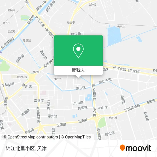 锦江北里小区地图