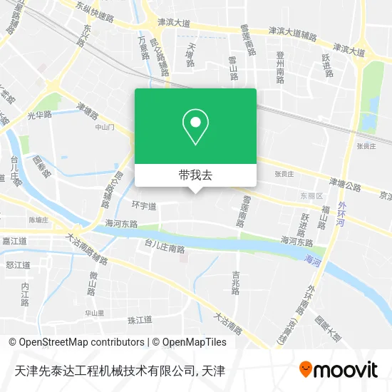 天津先泰达工程机械技术有限公司地图