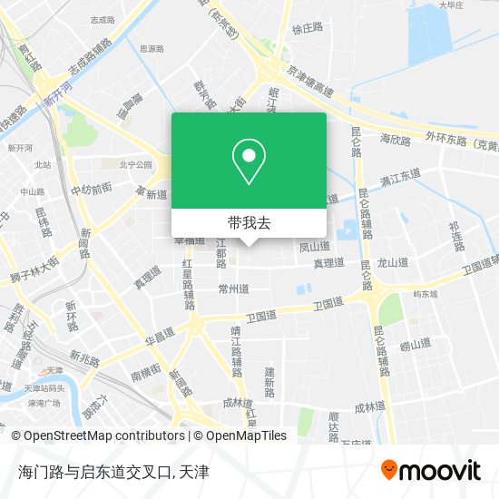 海门路与启东道交叉口地图