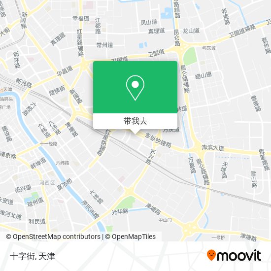 十字街地图