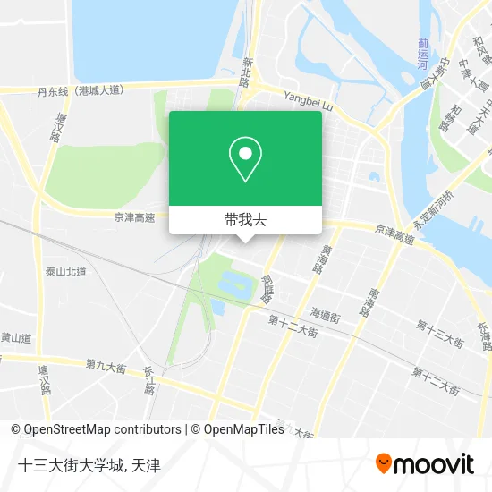 十三大街大学城地图