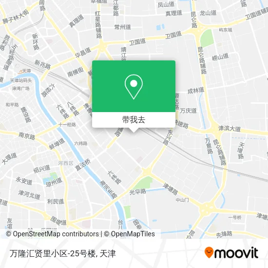 万隆汇贤里小区-25号楼地图