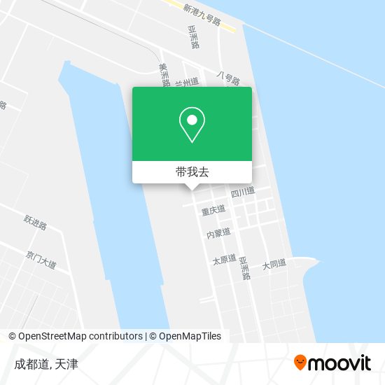 成都道地图