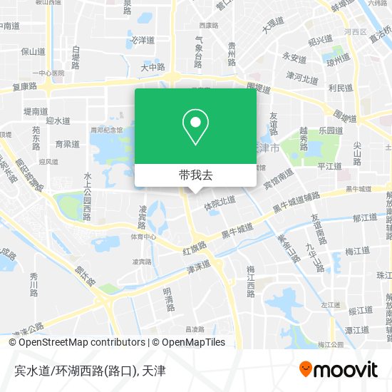 宾水道/环湖西路(路口)地图