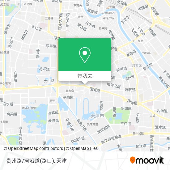 贵州路/河沿道(路口)地图
