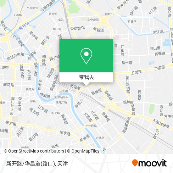 新开路/华昌道(路口)地图
