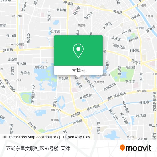 环湖东里文明社区-6号楼地图