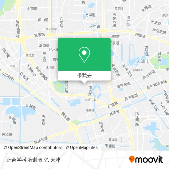 正合学科培训教室地图
