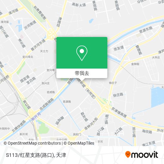 S113/红星支路(路口)地图