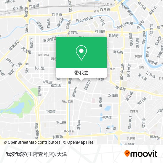 我爱我家(王府壹号店)地图