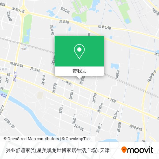 兴业舒谊家(红星美凯龙世博家居生活广场)地图