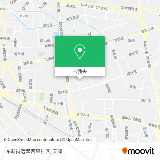 东新街远翠西里社区地图