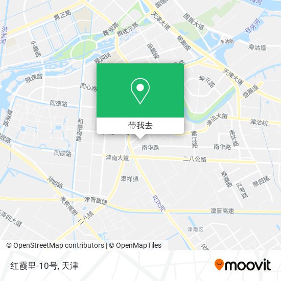 红霞里-10号地图