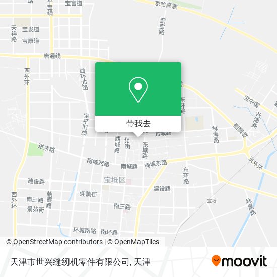 天津市世兴缝纫机零件有限公司地图
