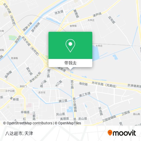 八达超市地图