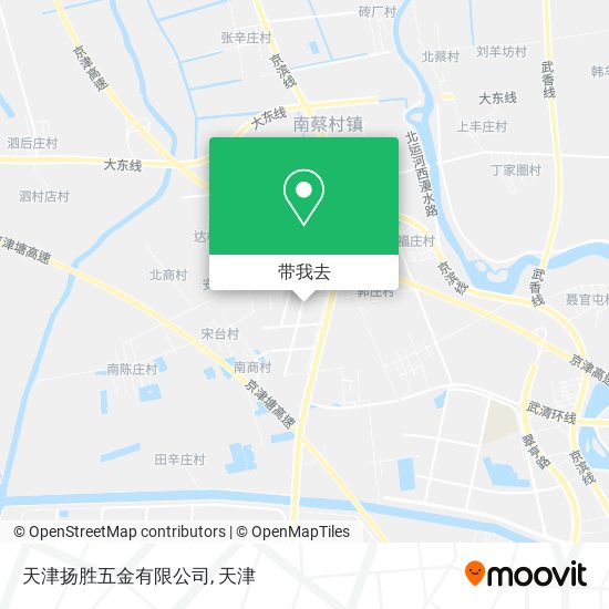 天津扬胜五金有限公司地图
