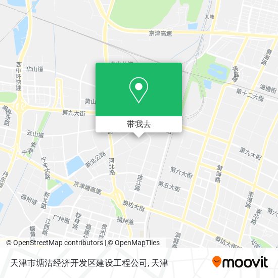 天津市塘沽经济开发区建设工程公司地图